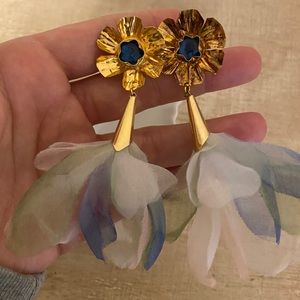 Nicola Bathie Pastel Feather-Like Earrings